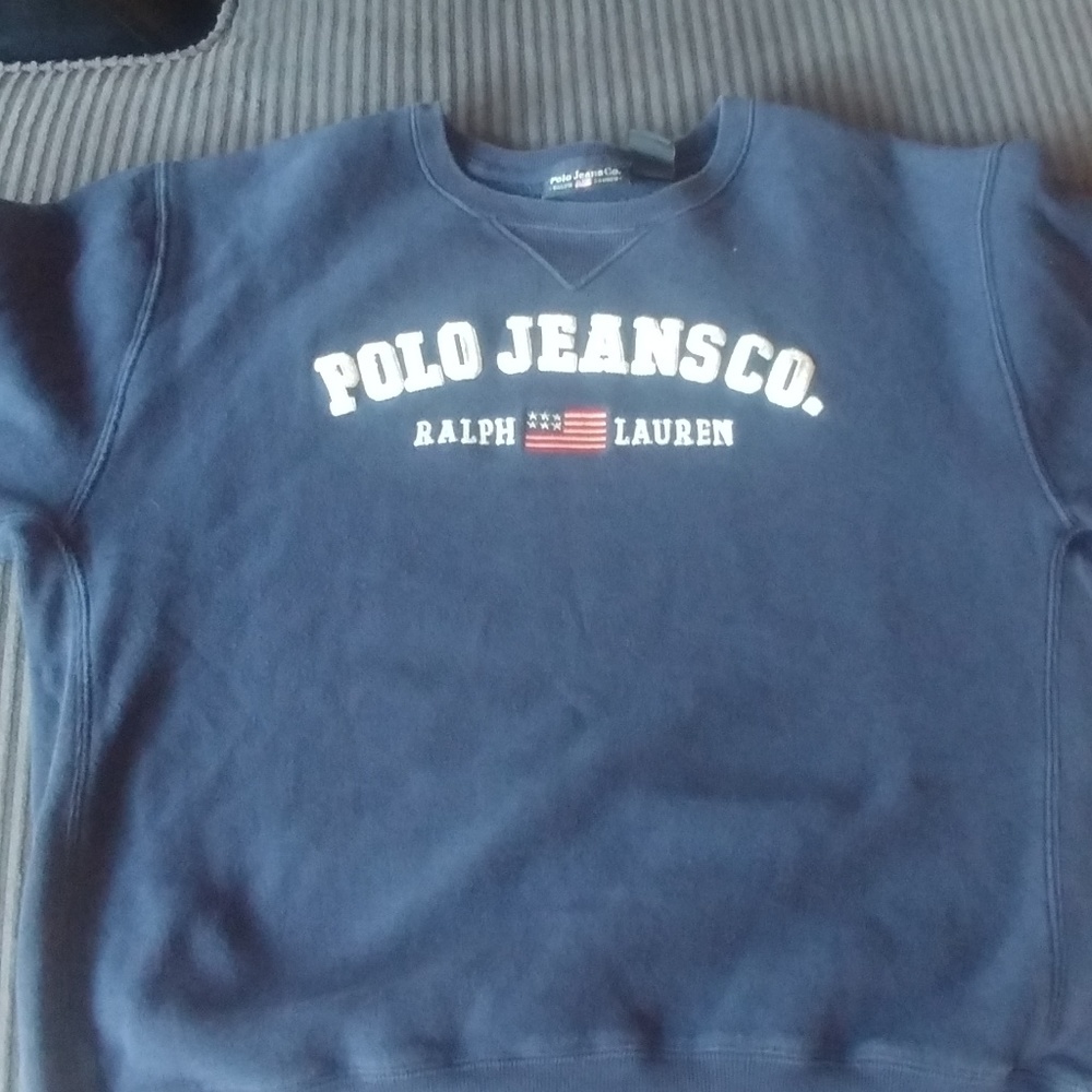 Polo pullover sweatshirt